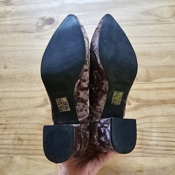 Jeffery Campbell X Free People Purple Velveteen Boho Heel Boot Ankle Boot Bootie - Picture 8 of 13